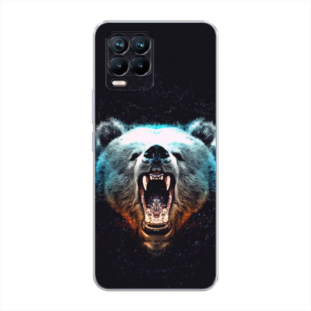 

Чехол Awog на Realme 8 "Медведь", Разноцветный, 255450-2