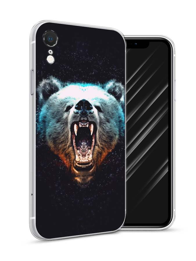 

Чехол Awog на Apple iPhone XR (10R) / Айфон XR (10R) "Медведь", Разноцветный, 12050-2