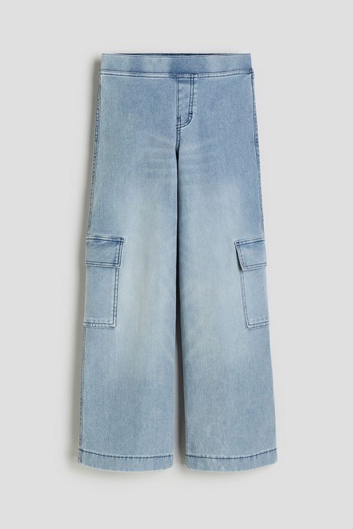 

Джинсы детские H&M 1227254, Светлый деним синего цвета, 158, Голубой, 1227254