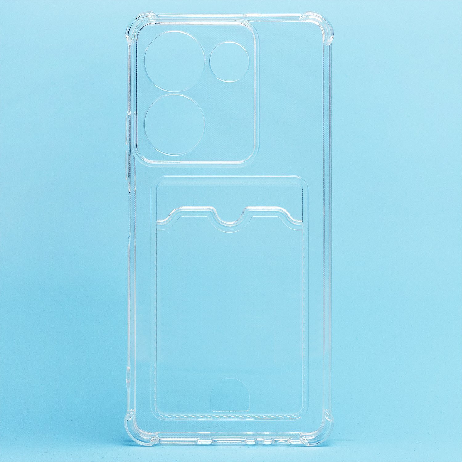 

Чехол для Tecno Camon 20 Pro 5G (CK8n) силиконовый с картхолдером 2 <прозрачный>