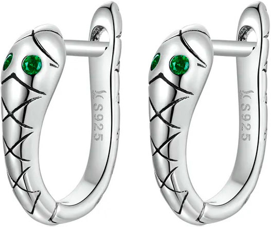 

Серьги из серебра bamoer SCE1104, фианит, SCE1104