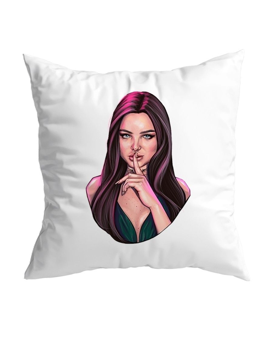 

Подушка СувенирShop Телешоу "Пацанки" 35x35, Белый, PL-TLPC7-W/35S