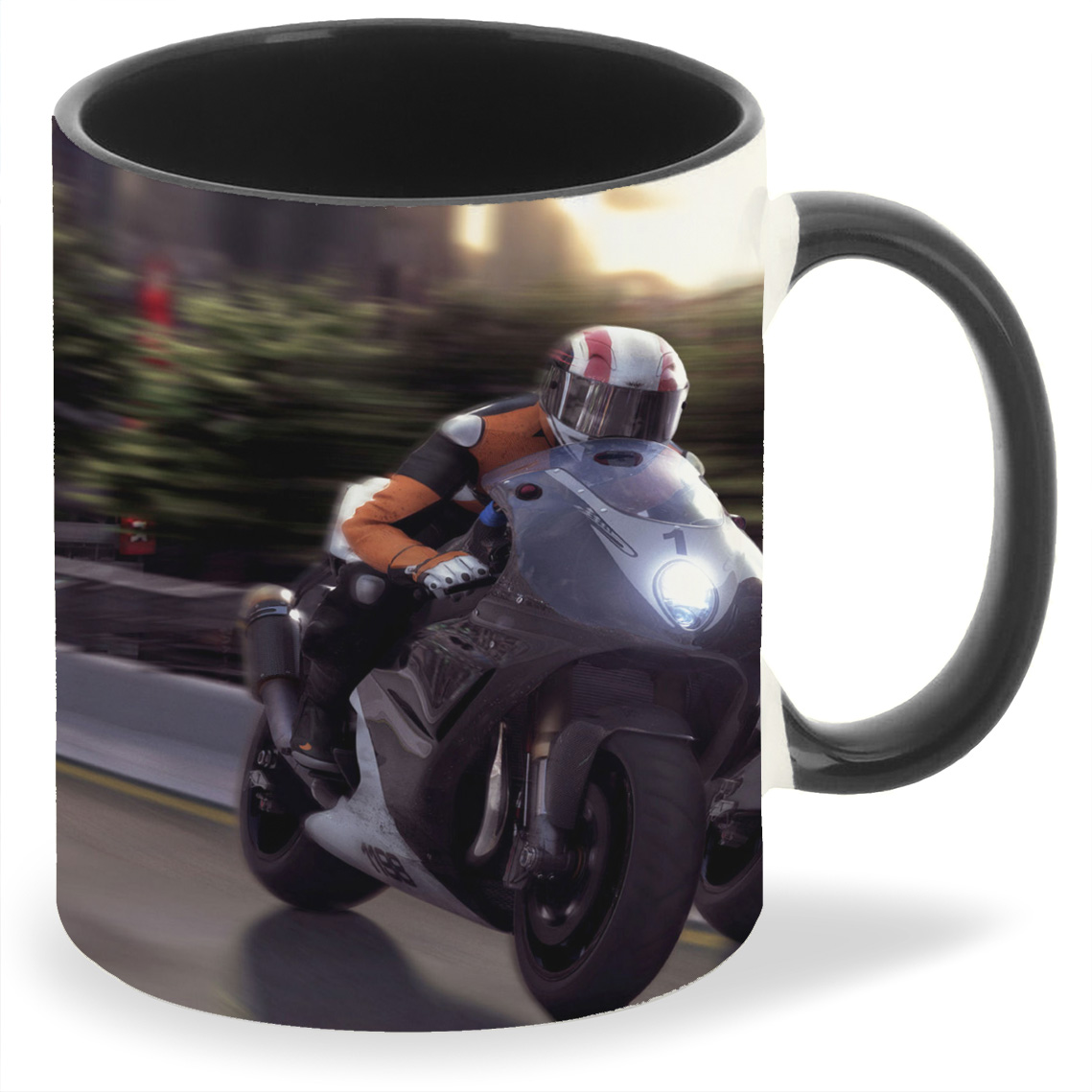 

Кружка CoolPodarok motogp Два мотоциклиста, motogp Два мотоциклиста