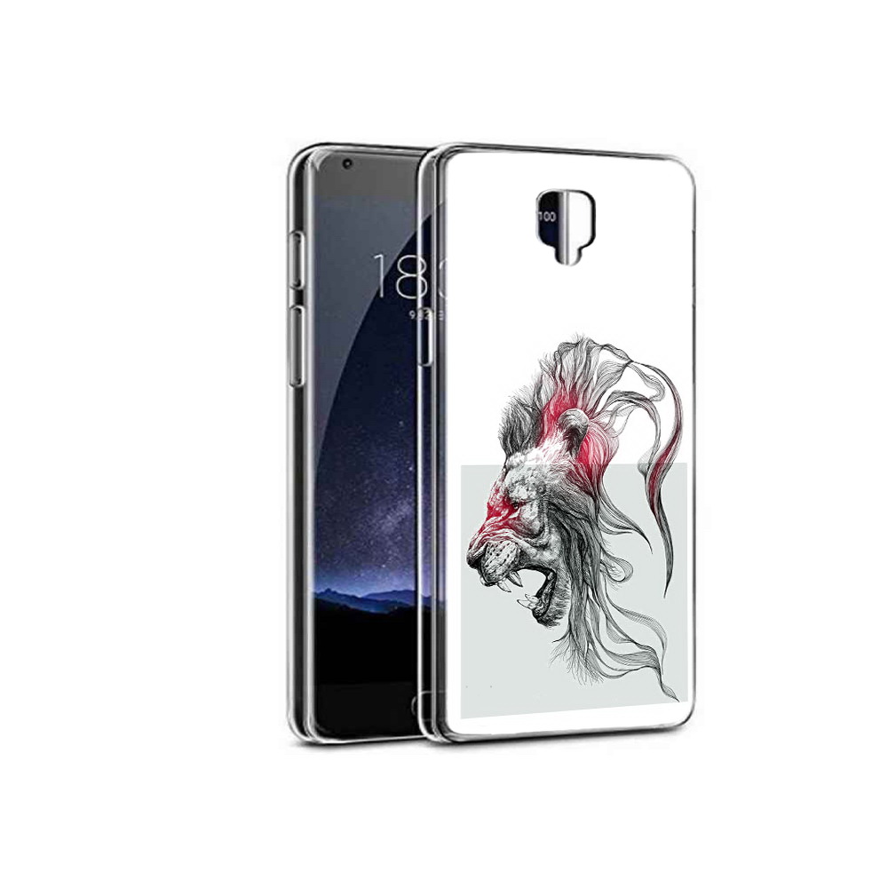 

Чехол MyPads Tocco для OnePlus 3 разъяренный лев (PT47261.124.576), Прозрачный, Tocco