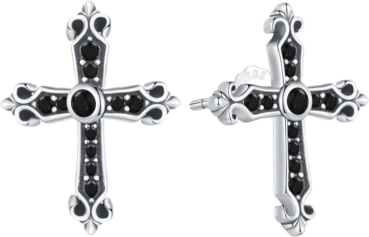 

Серьги пусеты из серебра bamoer SCE1655, фианит, SCE1655