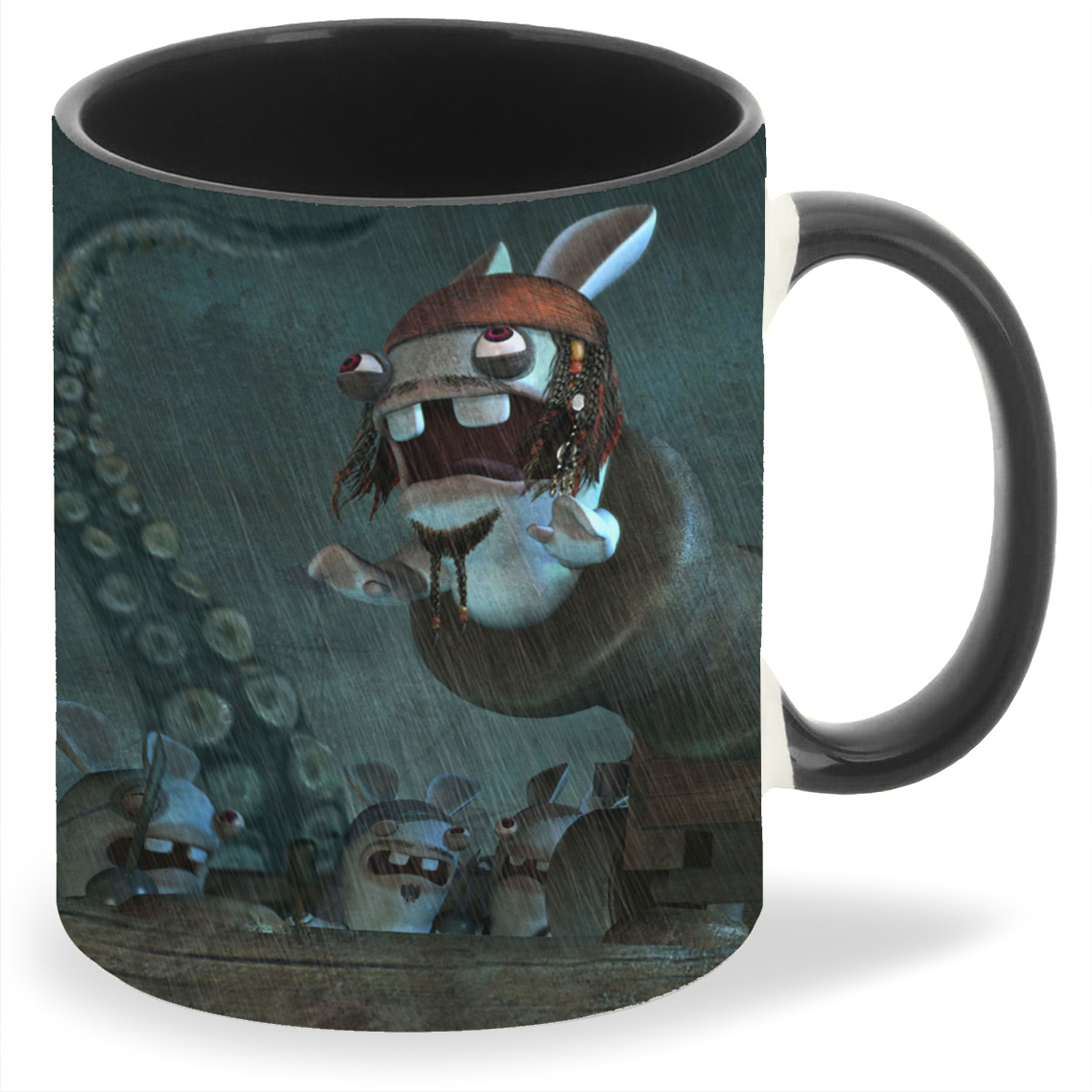 

Кружка CoolPodarok Rayman Raving Rabbids Кролики Пираты, Rayman Raving Rabbids Кролики Пираты