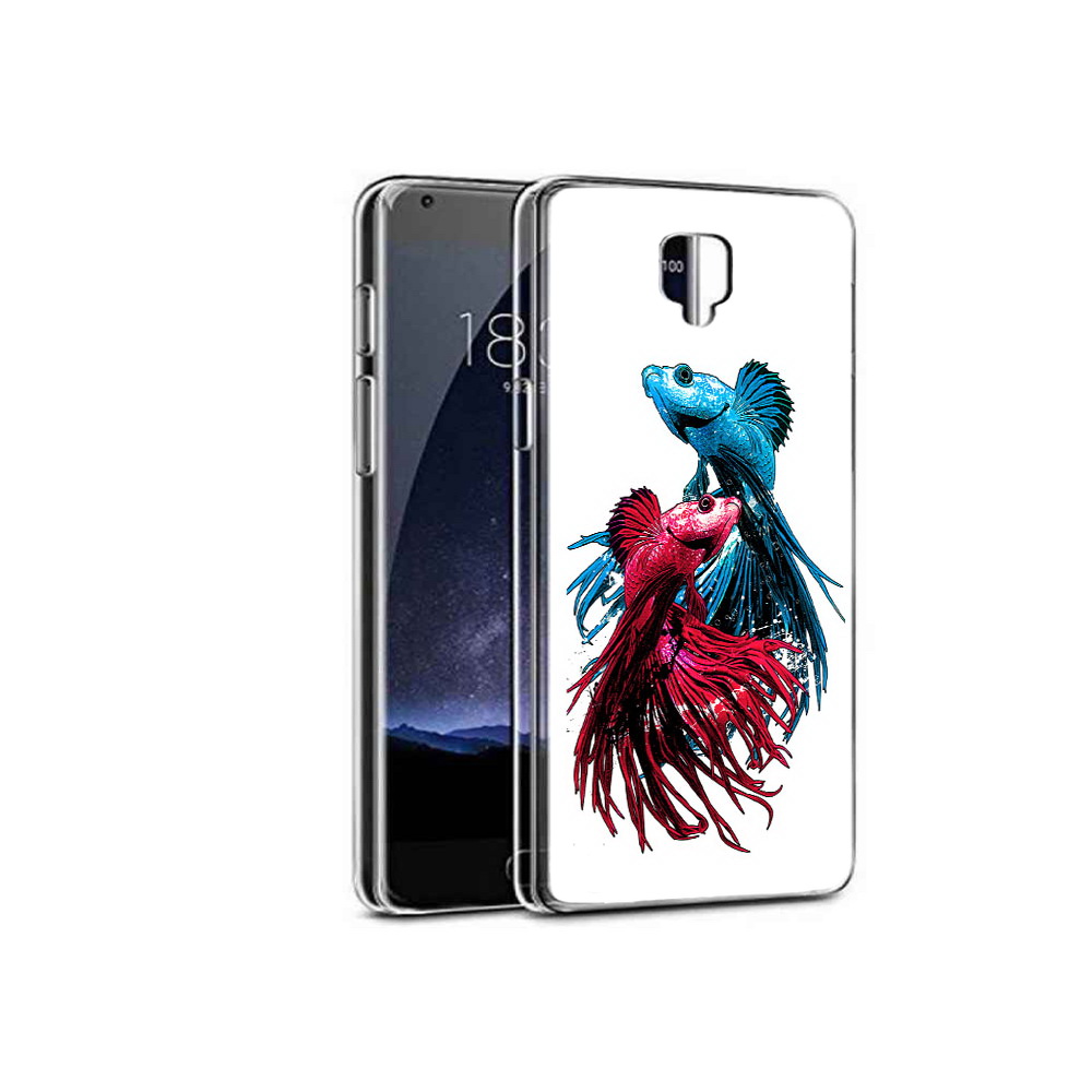 

Чехол MyPads Tocco для OnePlus 3 рыбы петушки (PT47261.124.592), Прозрачный, Tocco