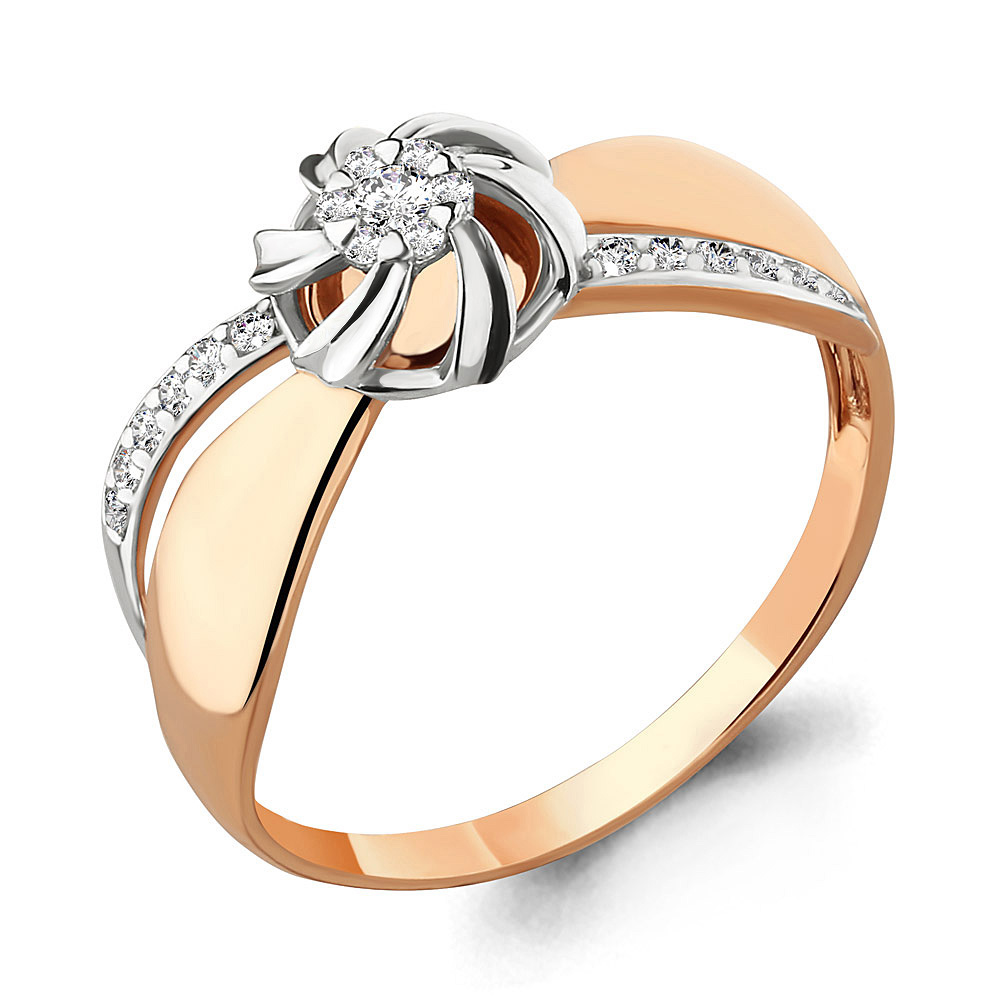 

Кольцо из красного золота с бриллиантом Aquamarine 963268Ак_585_кз р, 963268Ак_585_кз