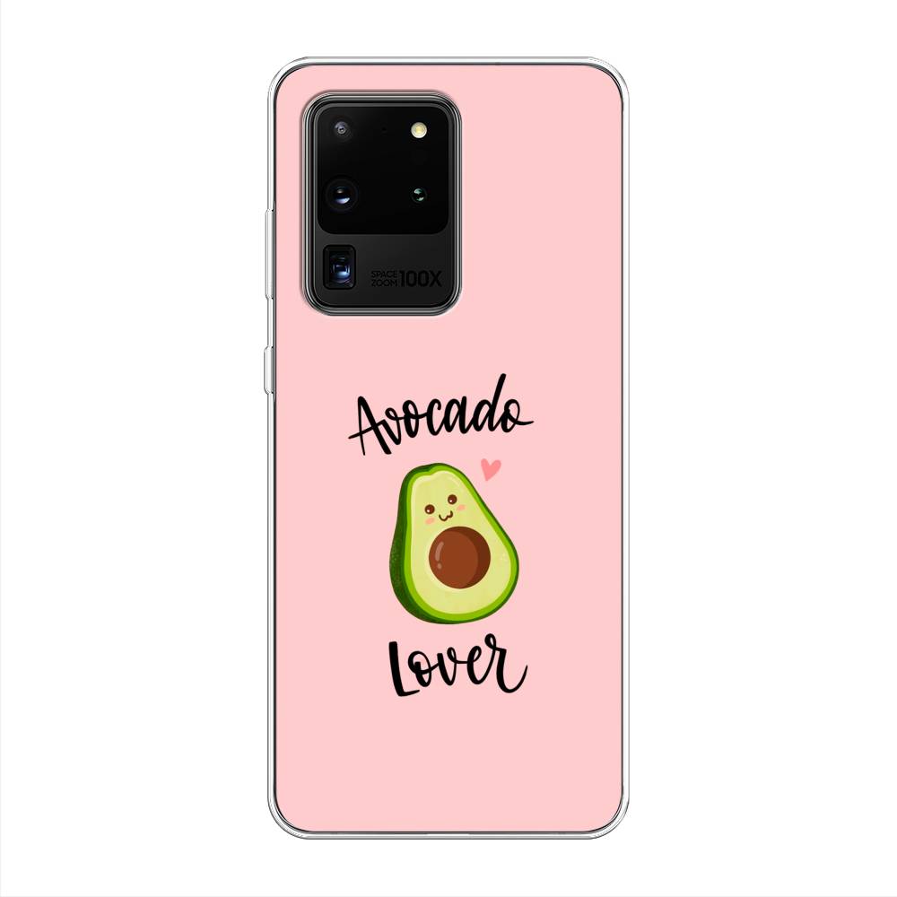 

Чехол на Samsung Galaxy S20 Ultra "Avocado lover", Розовый;зеленый, 29450-6