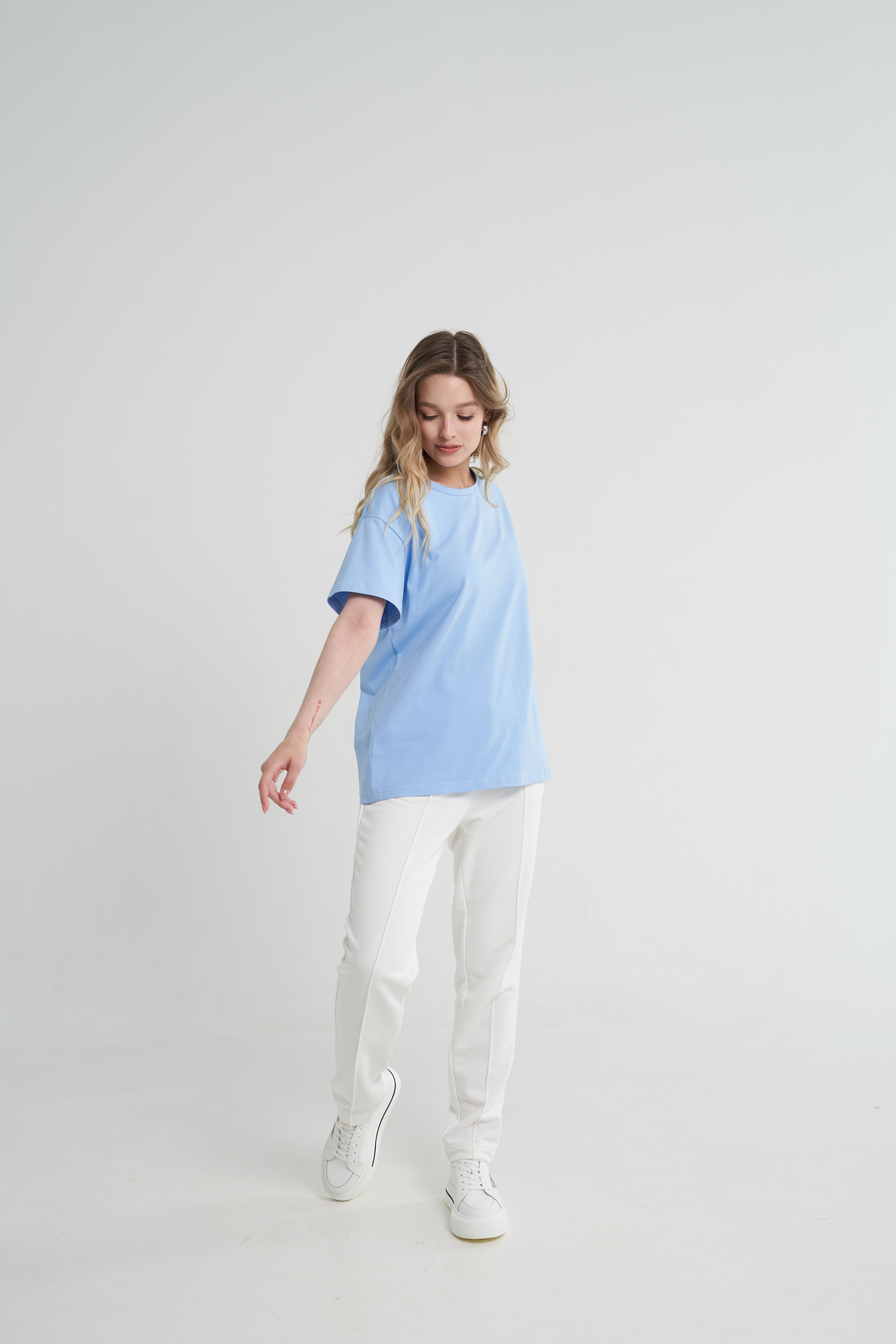 

Футболка женская TheCotton FSPR001 голубая 48 RU, Голубой, FSPR001