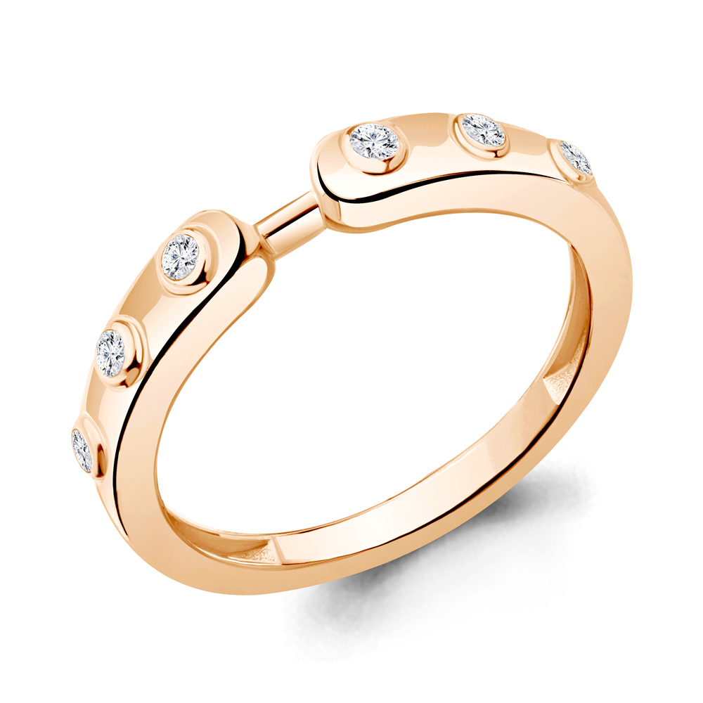 

Кольцо из серебра с фианитом р. 18 Aquamarine 67164А_925_з, 67164А_925_з