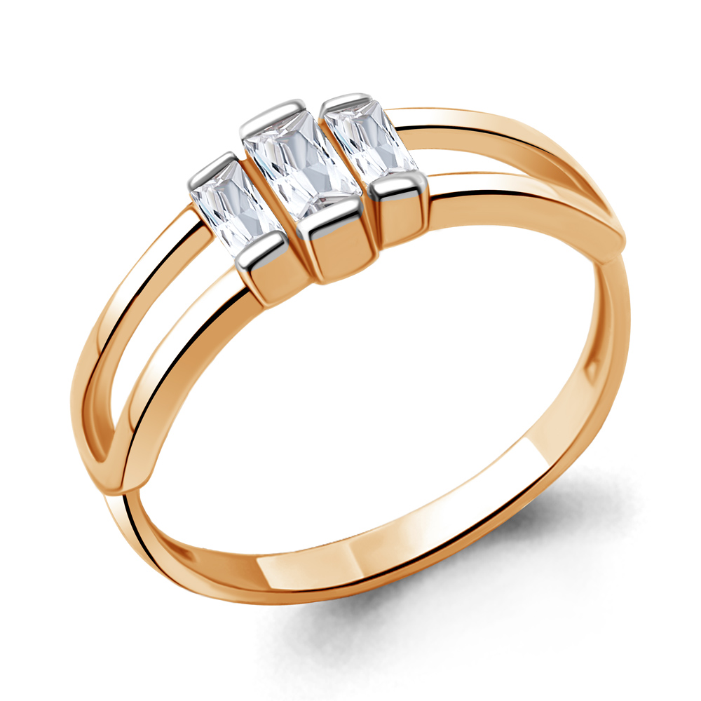 

Кольцо из серебра с фианитом р. 17,5 Aquamarine 67260_925_з, 67260_925_з