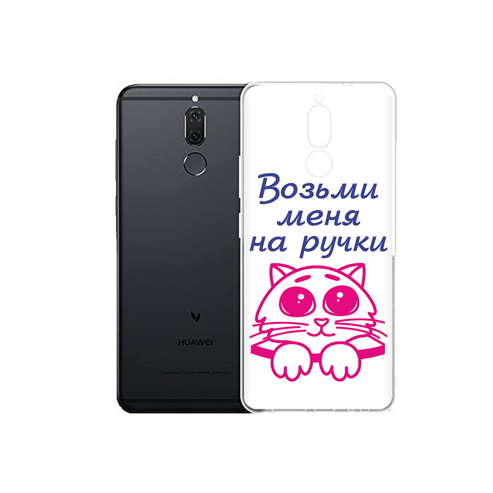 

Чехол MyPads Tocco для Huawei Nova 2i мяу (PT92543.64.491), Прозрачный, Tocco