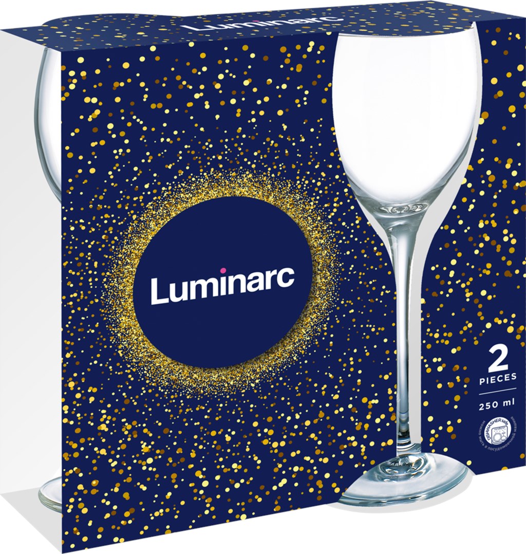

Бокалы для вина Luminarc Эталон 250 мл 2 шт, Прозрачный