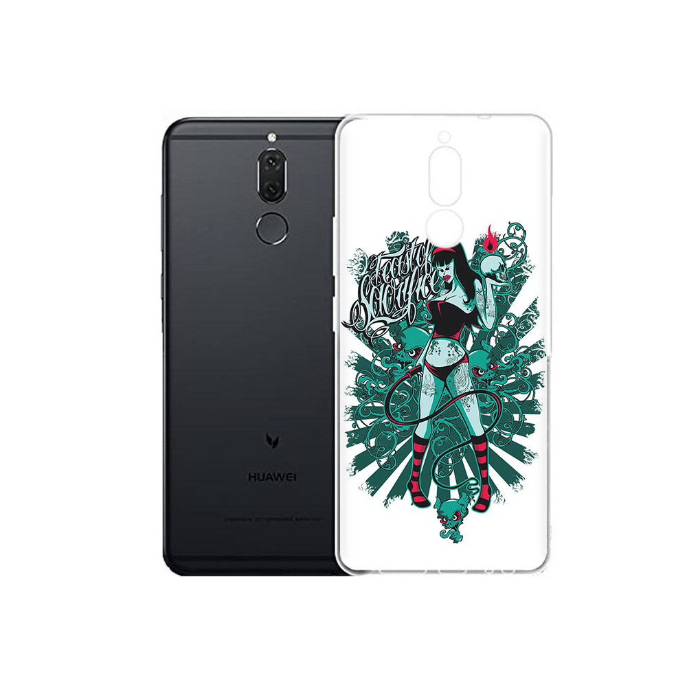 

Чехол MyPads Tocco для Huawei Nova 2i нарисованная девушка в татуировках (PT92543.64.499), Прозрачный, Tocco