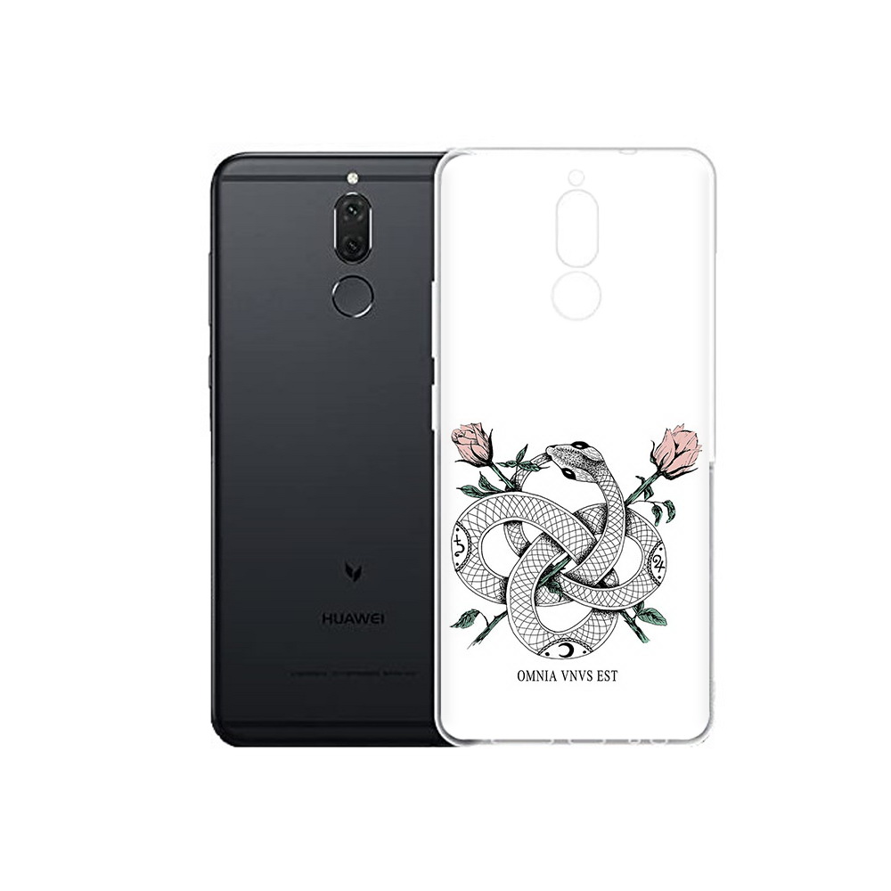 

Чехол MyPads Tocco для Huawei Nova 2i нарисованная змея абстракция (PT92543.64.502), Прозрачный, Tocco