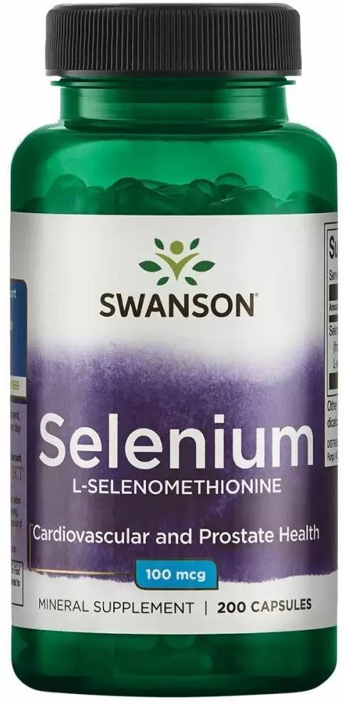 Селен Swanson Selenium капсулы 100 мкг 200 шт.