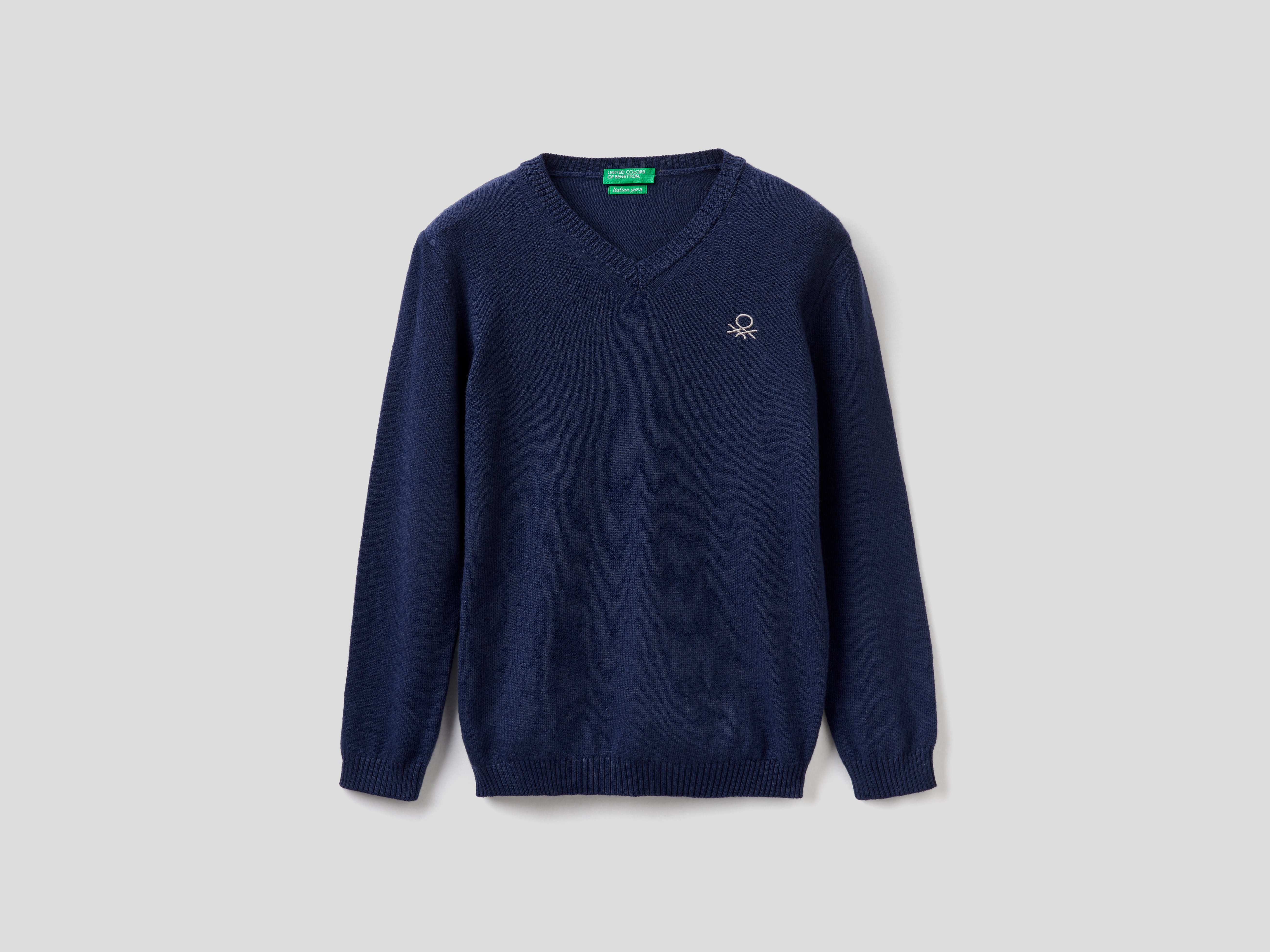 

Джемпер для мальчиков Benetton цв. синий р.140, 21A_1032C4078