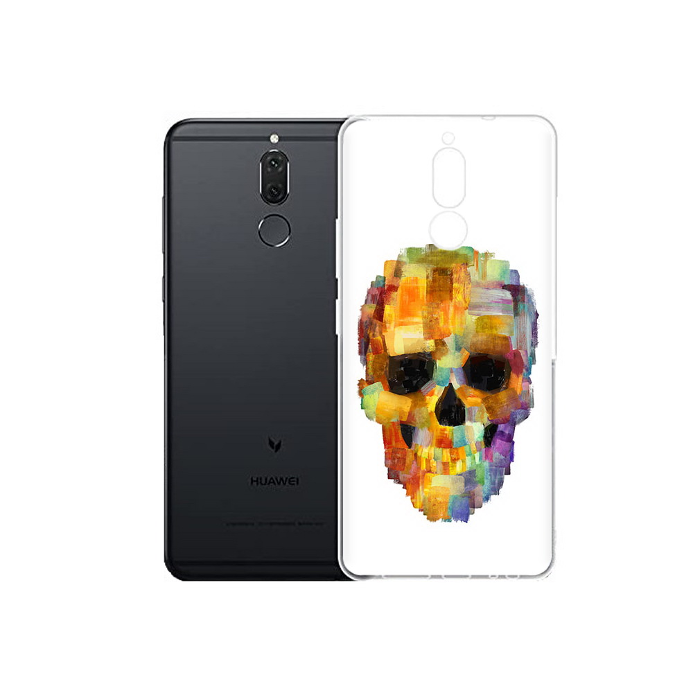 

Чехол MyPads Tocco для Huawei Nova 2i нарисованный череп (PT92543.64.516), Прозрачный, Tocco