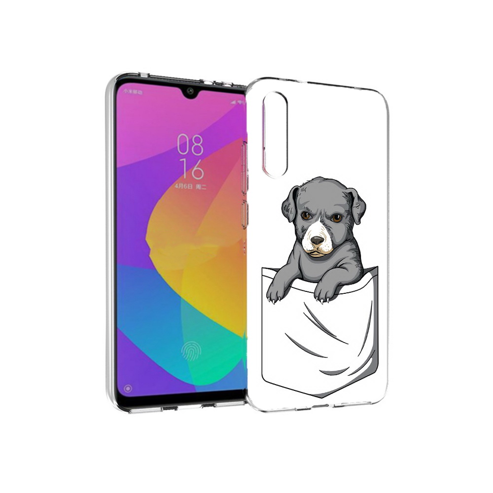 

Чехол MyPads Tocco для Xiaomi Mi CC9e собачка в кармане (PT134188.271.611), Прозрачный, Tocco
