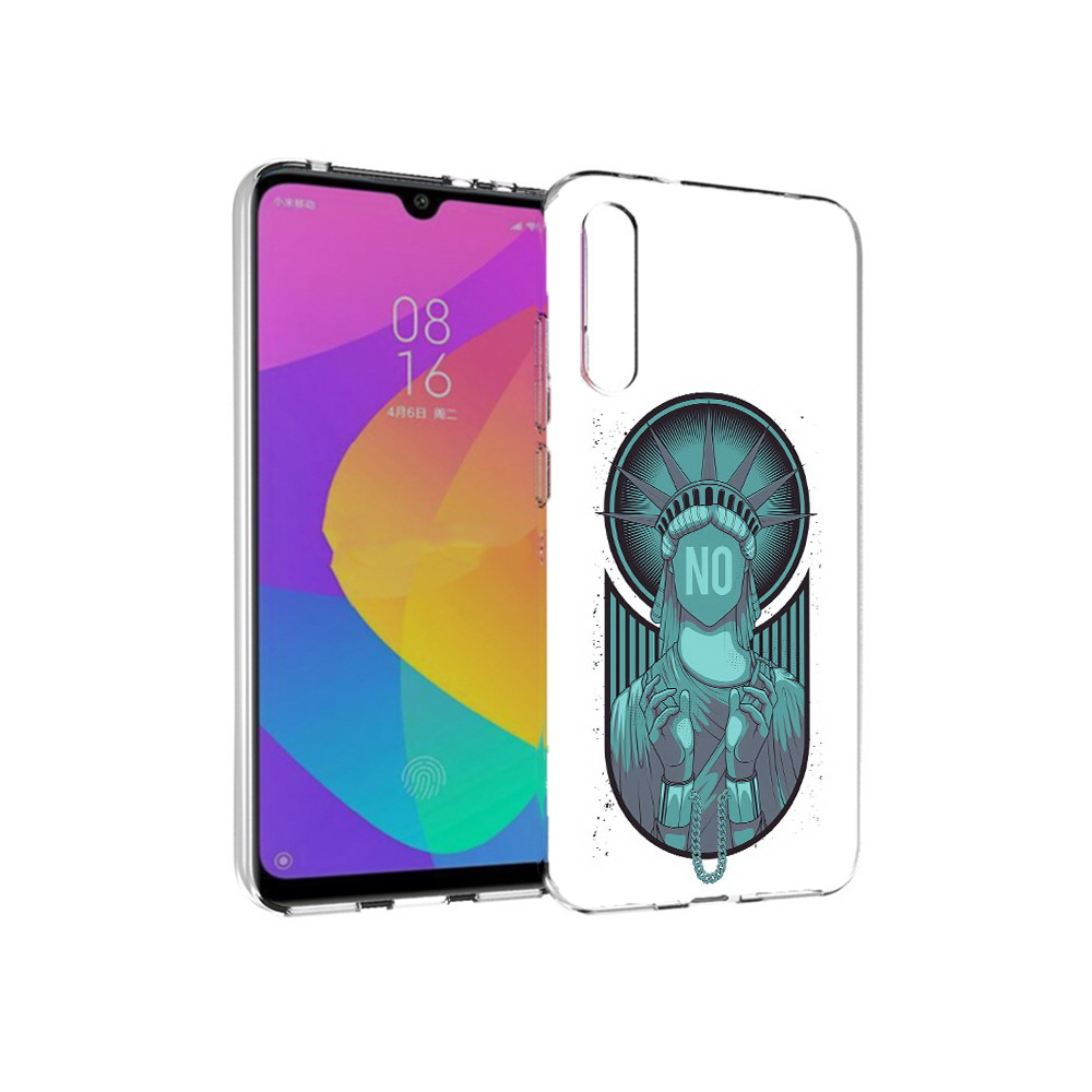 

Чехол MyPads Tocco для Xiaomi Mi CC9e статуя свободы зеленый (PT134188.271.623), Прозрачный, Tocco