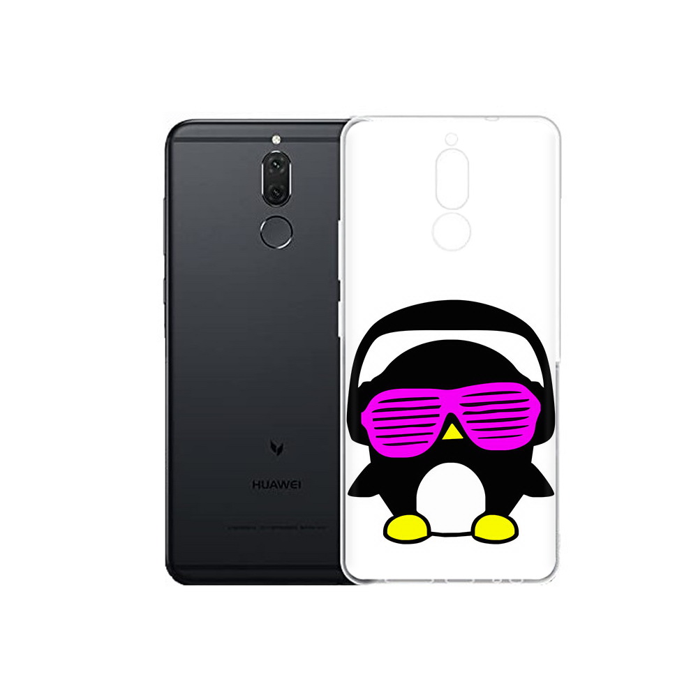 

Чехол MyPads Tocco для Huawei Nova 2i пингвин (PT92543.64.541), Прозрачный, Tocco