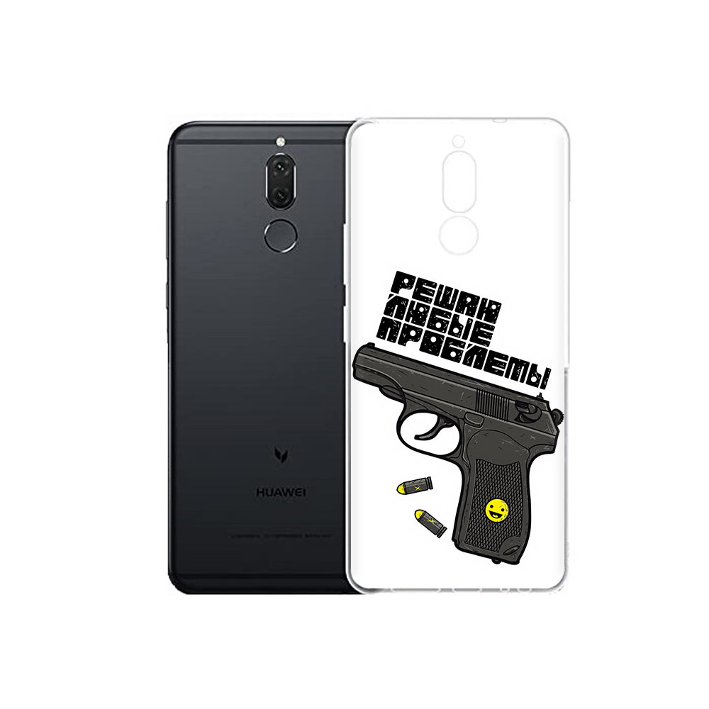 Чехол MyPads Tocco для Huawei Nova 2i пистолет против проблем (PT92543.64.542)