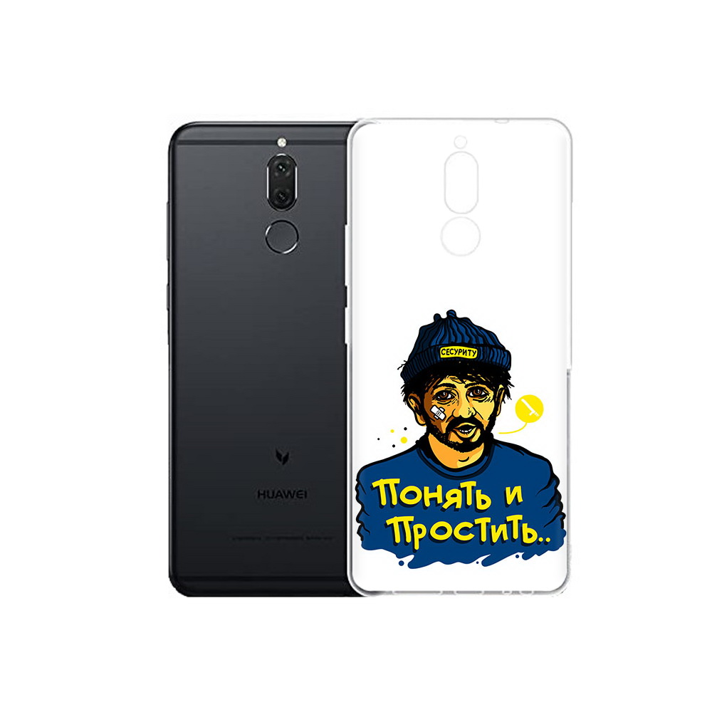 

Чехол MyPads Tocco для Huawei Nova 2i понять и простить (PT92543.64.550), Прозрачный, Tocco