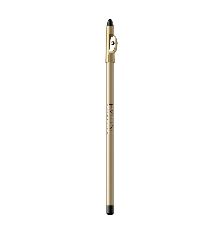 Карандаш для глаз Eveline Cosmetics контурный Eyeliner Pencil черный