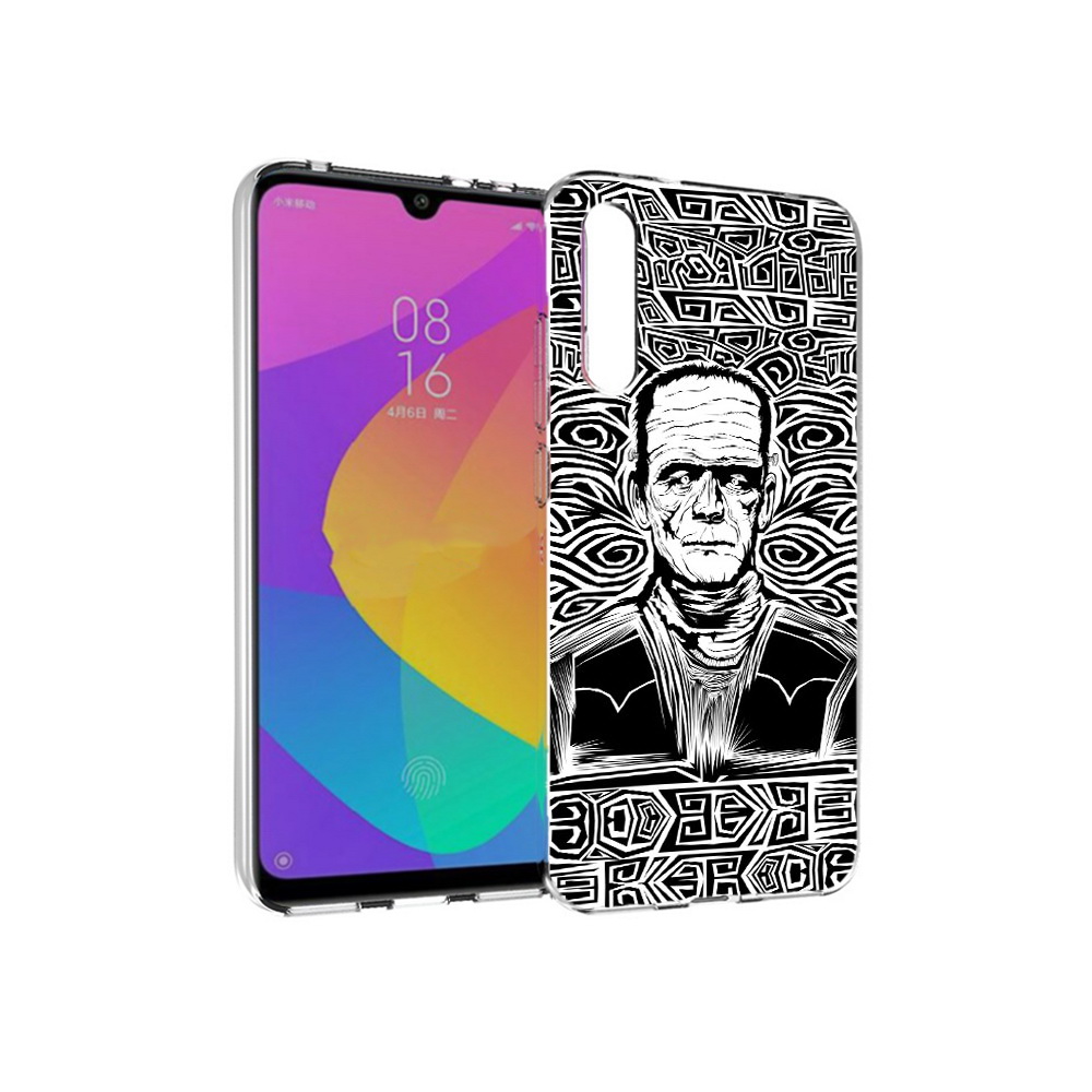 

Чехол MyPads Tocco для Xiaomi Mi CC9e франкенштейн черно белый (PT134188.271.661), Прозрачный, Tocco
