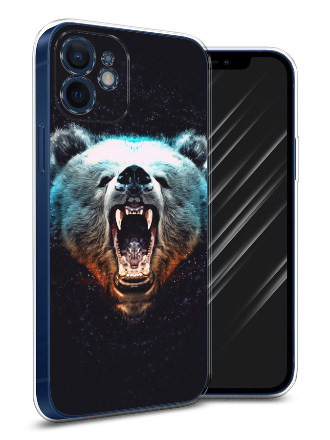 

Чехол Awog на Apple iPhone 12 mini / Айфон 12 mini "Медведь", Разноцветный, 12650-2