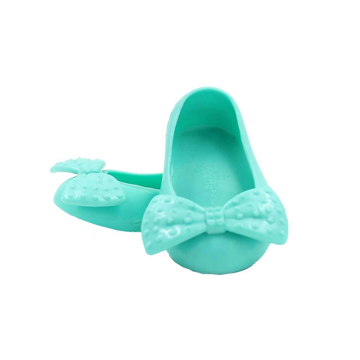 

Обувь Dolls Accessories для кукол на стопу 7 см Бирюзовые туфельки, Разноцветный