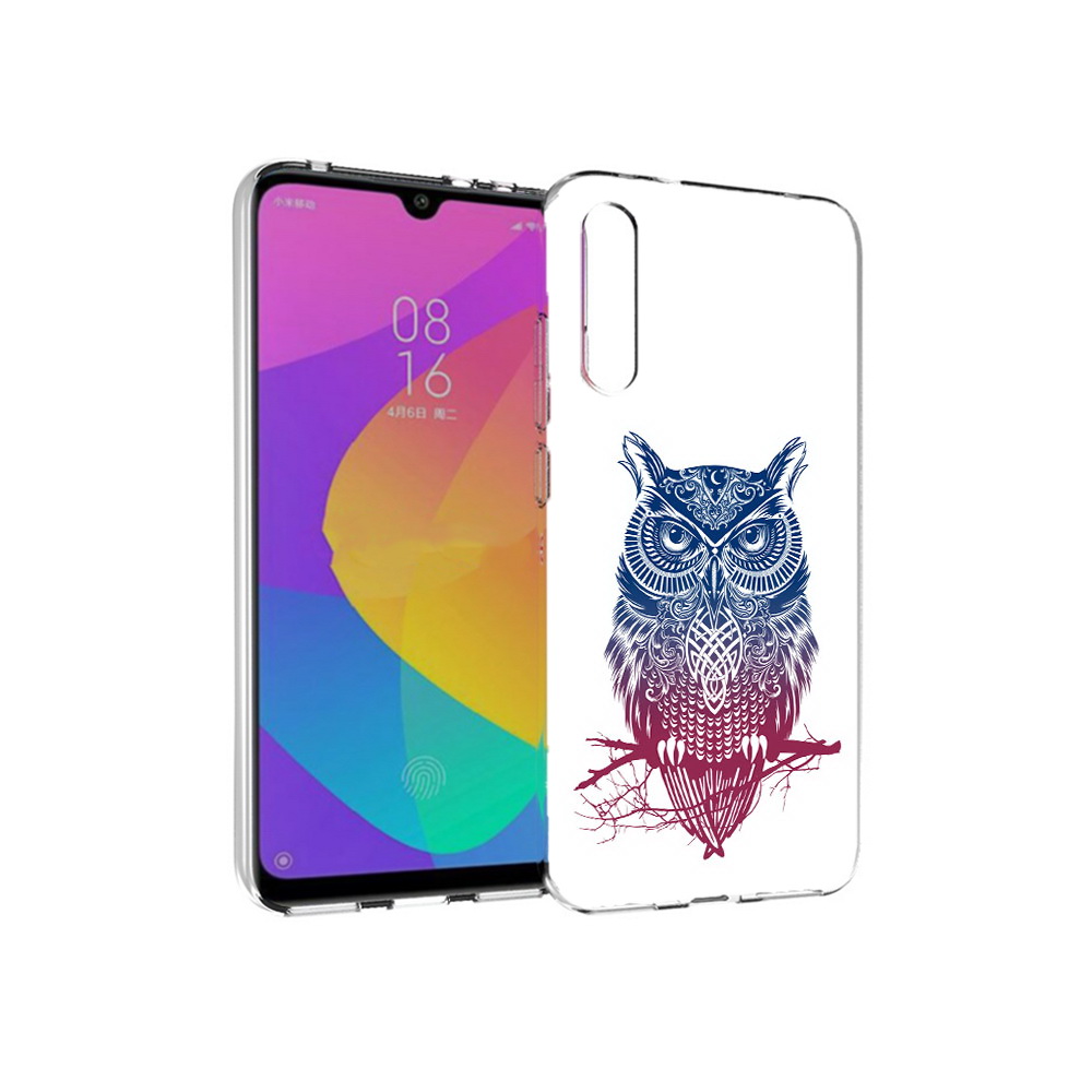 

Чехол MyPads Tocco для Xiaomi Mi CC9e хиппи сова (PT134188.271.664), Прозрачный, Tocco