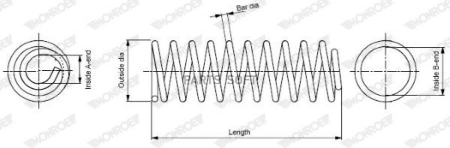 

Пружина подвески Monroe SP2243