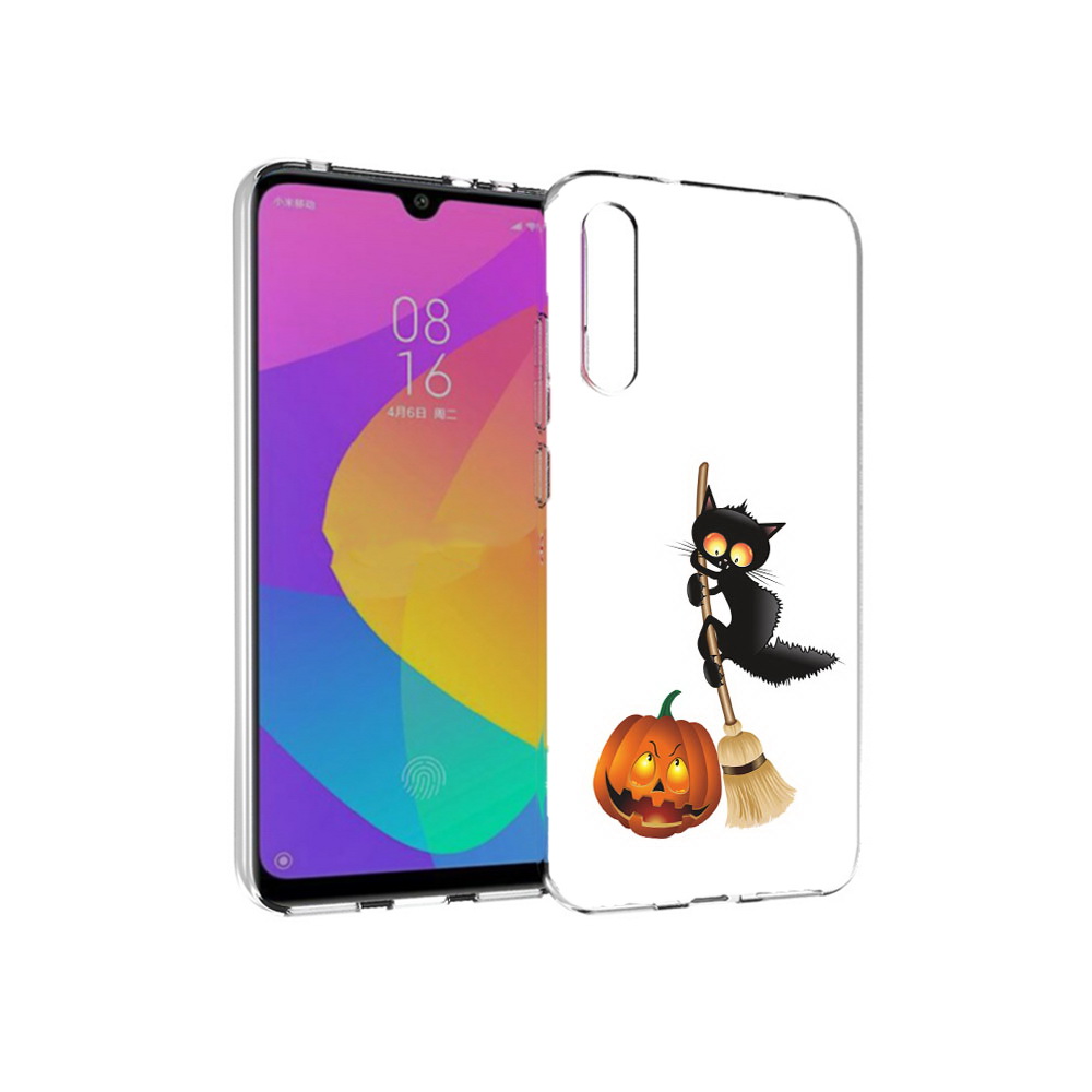 

Чехол MyPads Tocco для Xiaomi Mi CC9e хэлуинский котик (PT134188.271.667), Прозрачный, Tocco