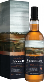 

Виски Balmore Dru Highland 5 Years Old в подарочной упаковке 40% 0,7 л