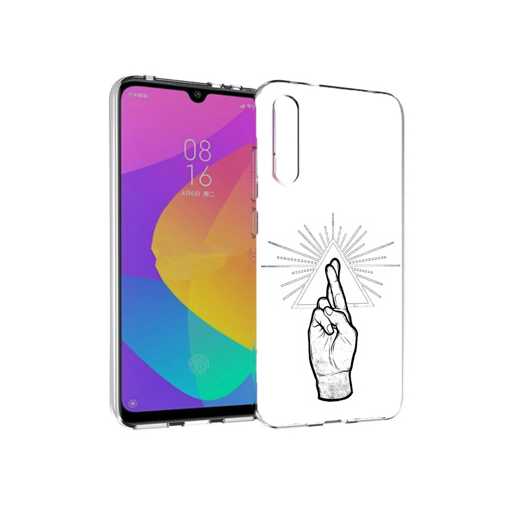 

Чехол MyPads Tocco для Xiaomi Mi CC9e черно белая рука (PT134188.271.681), Прозрачный, Tocco