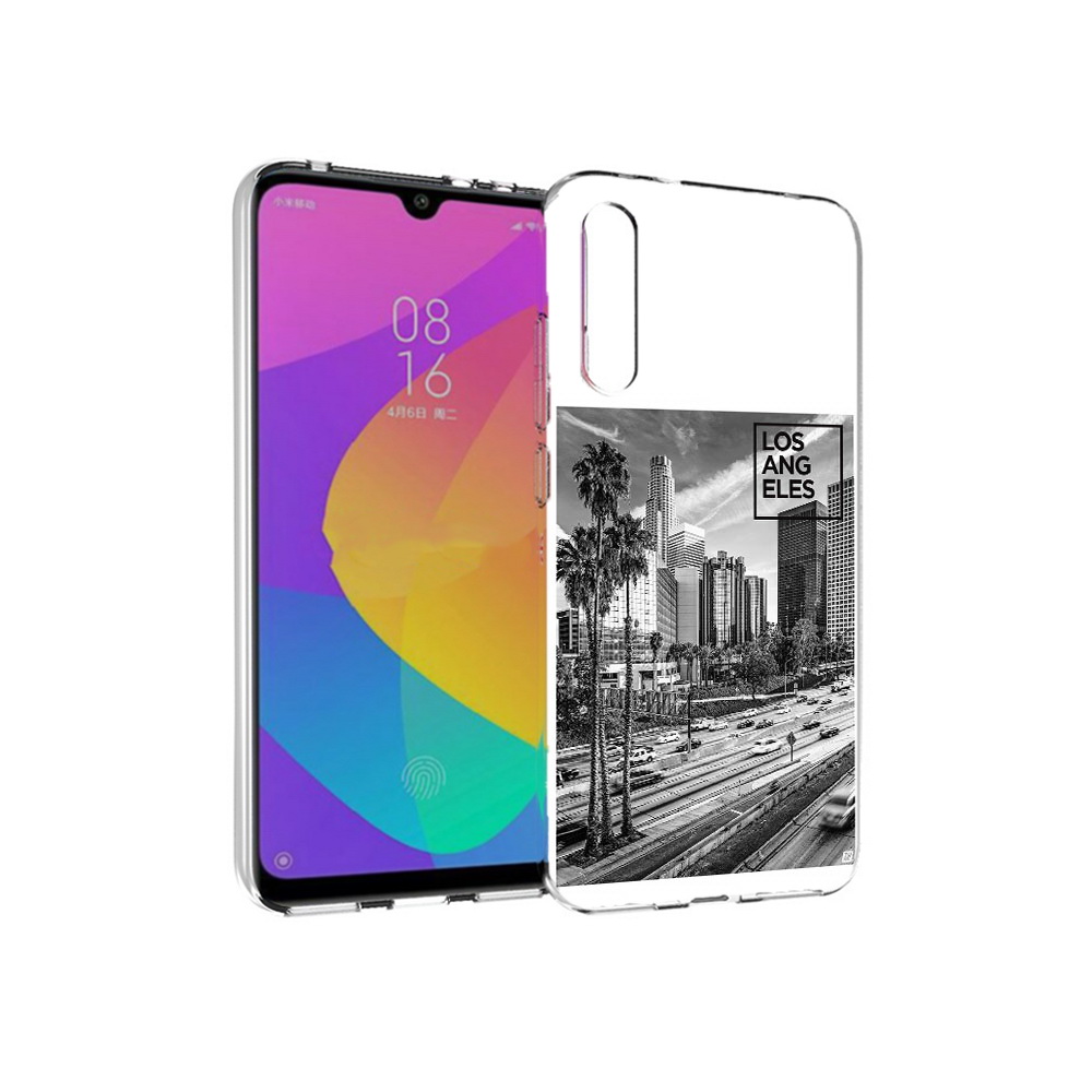 

Чехол MyPads Tocco для Xiaomi Mi CC9e черно белый лос анджелес (PT134188.271.685), Прозрачный, Tocco