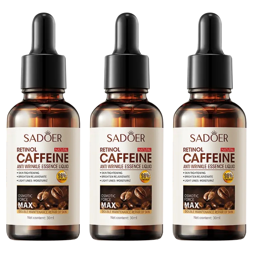 Эссенция для лица Sadoer Подтягивающая с ретинолом и экстрактом кофе 30млх3шт