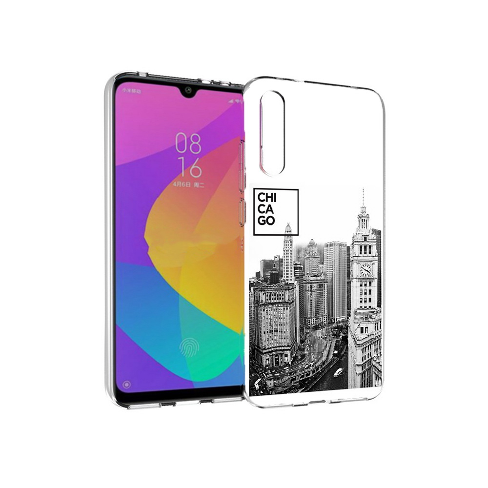 

Чехол MyPads Tocco для Xiaomi Mi CC9e черно белый чикаго (PT134188.271.689), Прозрачный, Tocco