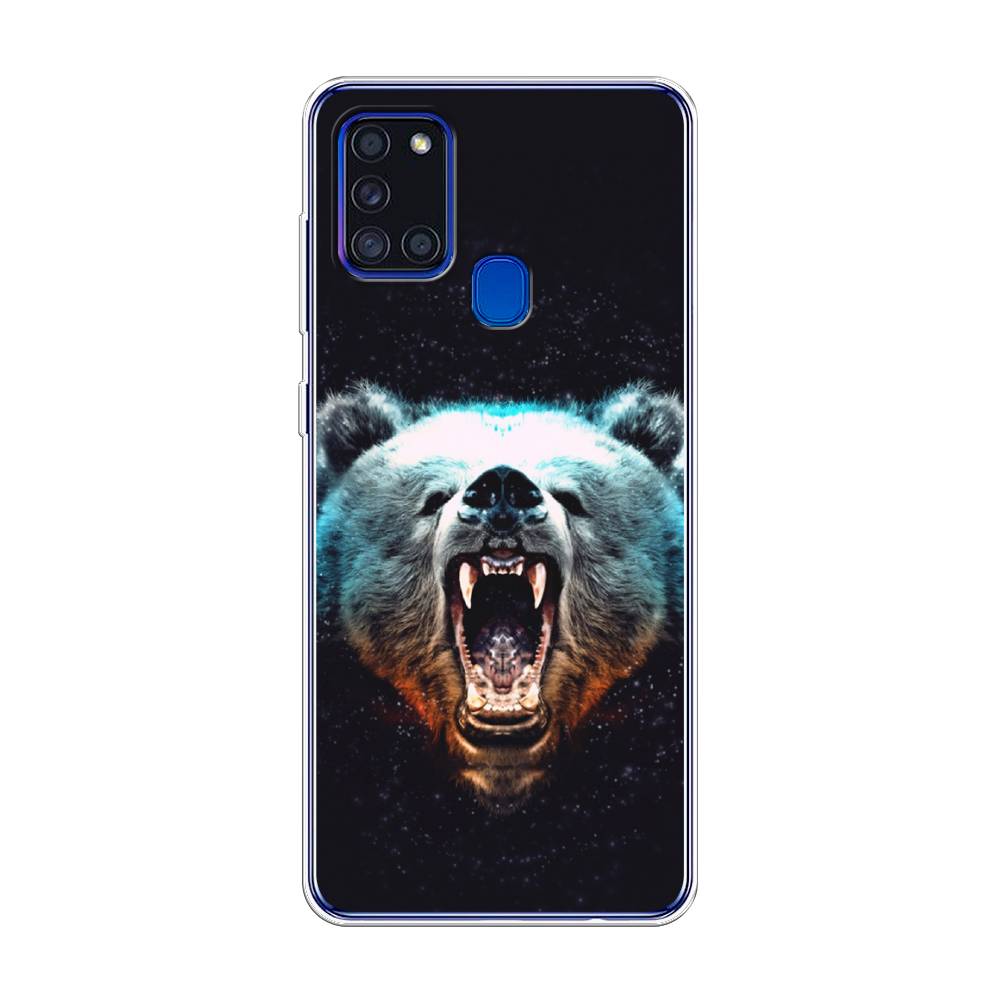 

Чехол Awog на Samsung Galaxy A21s / Самсунг A21s "Медведь", Разноцветный, 2100250-2