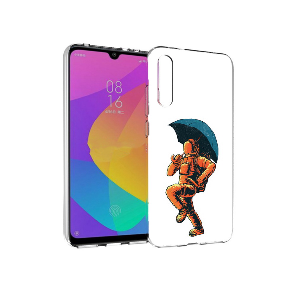 

Чехол MyPads Tocco для Xiaomi Mi CC9e шагающий космонавт с зонтом (PT134188.271.695), Прозрачный, Tocco