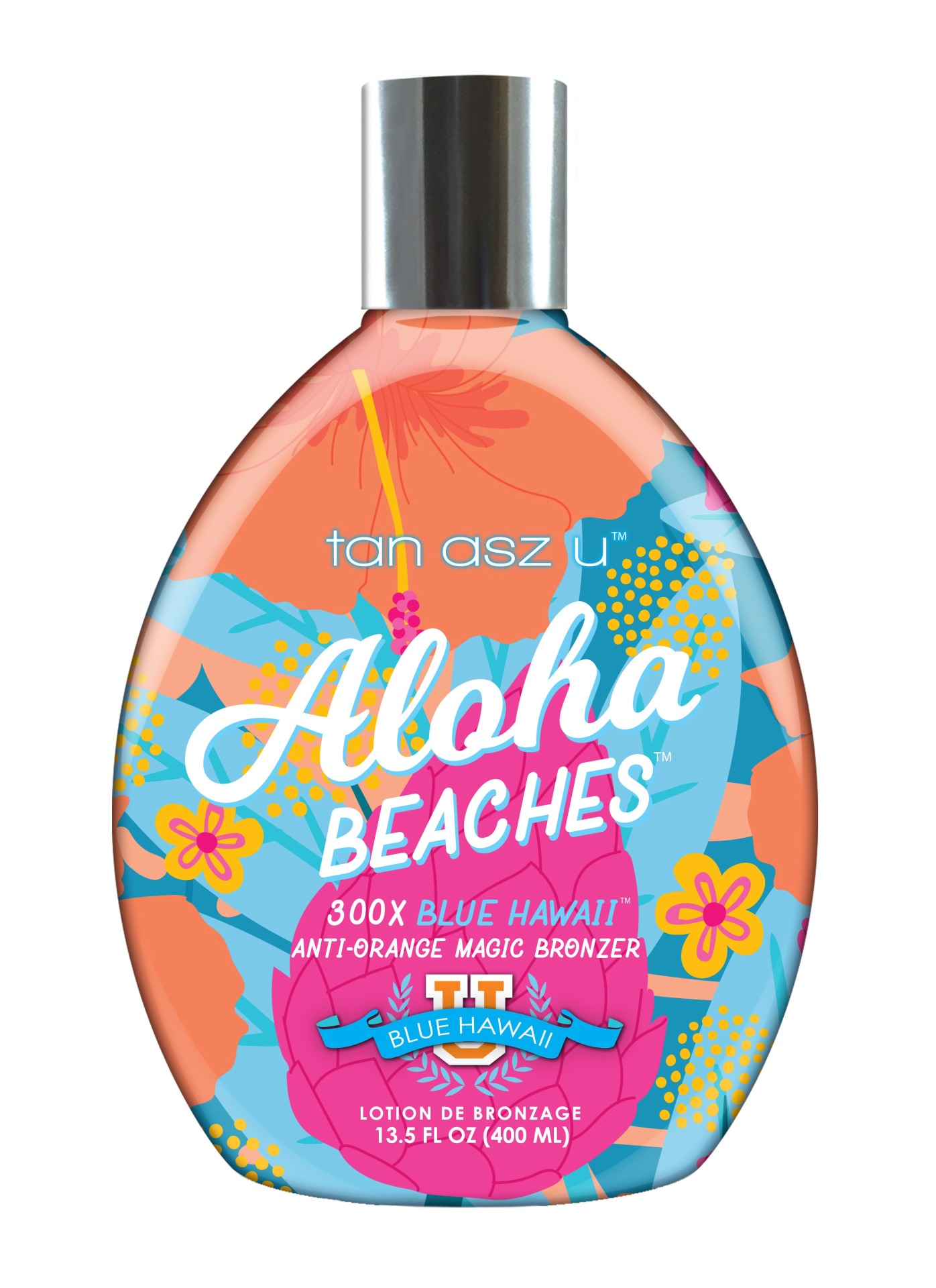 перманентный крем краситель для волос expert color 8022033103857 blue синий корректор 100 мл Лосьон-корректор Tan Asz U Aloha Beaches Тропический для загара в солярии 400 мл