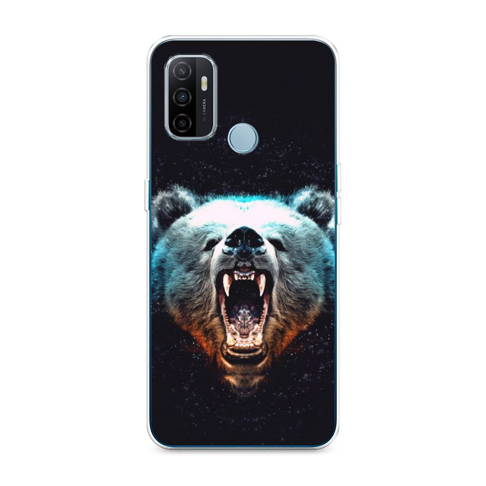 

Чехол Awog на Oppo A53 "Медведь", Разноцветный, 254350-2