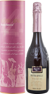 

Игристое вино "Mastro Binelli" Premium Rosato Brut, in tube, 0,75 л