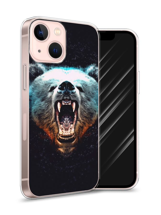 

Чехол Awog на Apple iPhone 13 mini / Айфон 13 mini "Медведь", Разноцветный, 14150-2