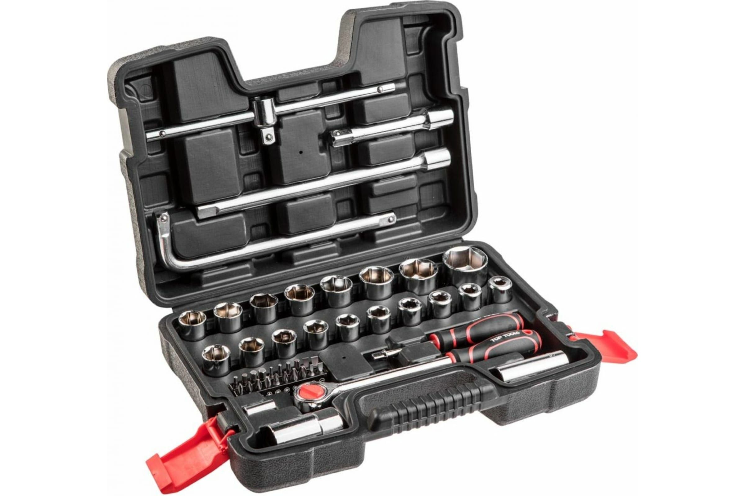 

Top Tools Набор торцевых ключей 1/4, 1/2 47 шт. 38D550