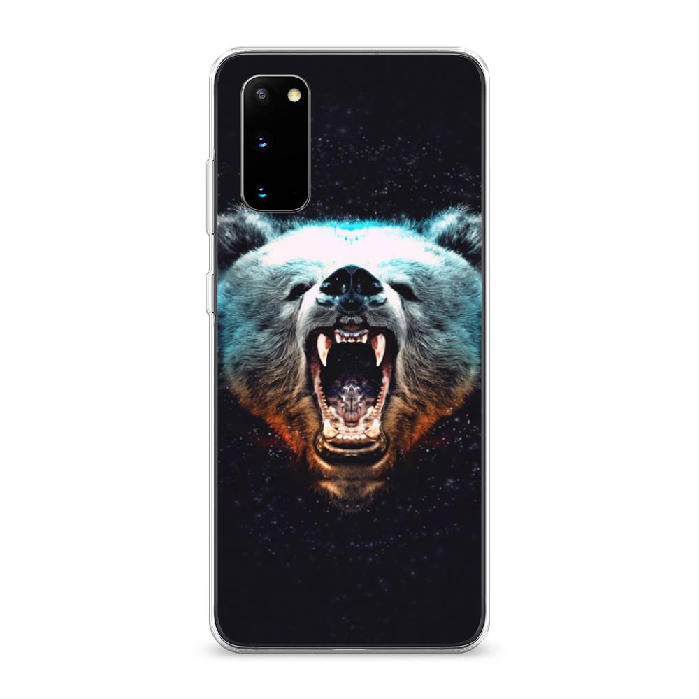 

Чехол Awog на Samsung Galaxy S20 "Медведь", Разноцветный, 29250-2