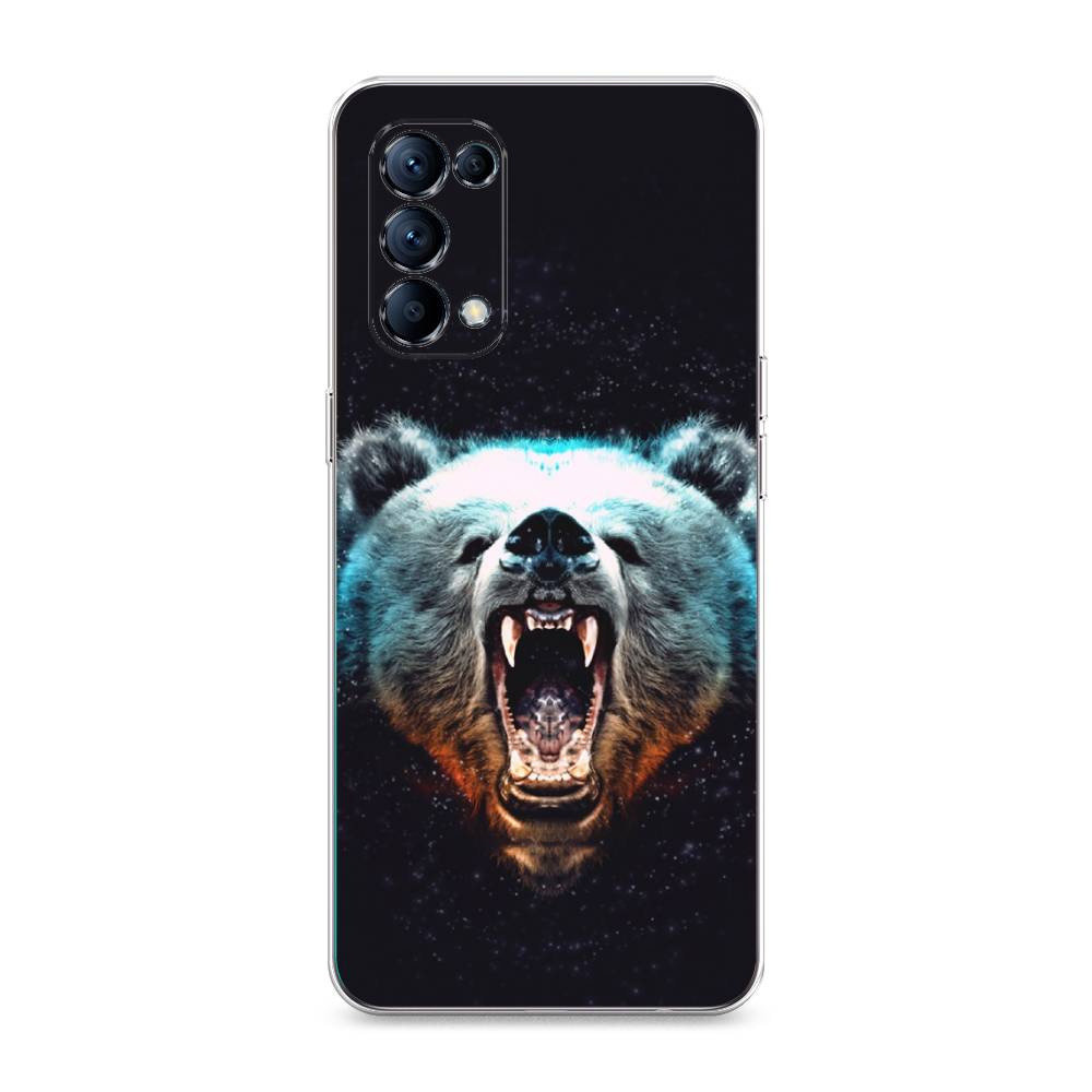 

Чехол Awog на Oppo Reno 5 "Медведь", Разноцветный, 255250-2