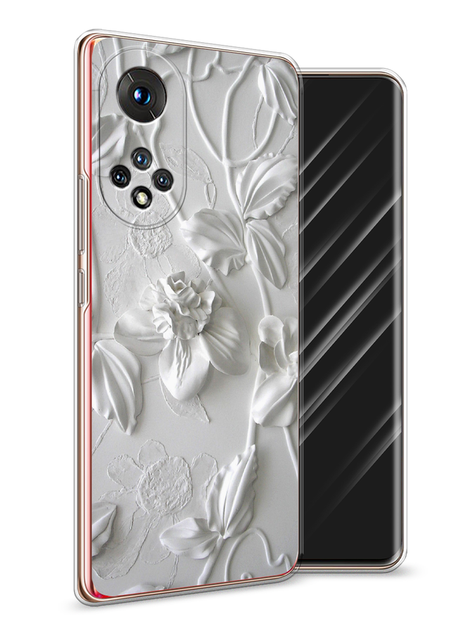 

Чехол Awog на Honor 50 "Гипсовые цветы", 6105450-7